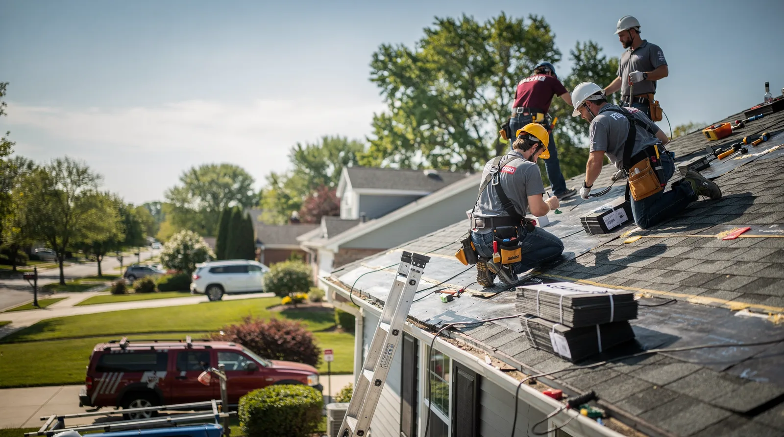Roof Repair in Jewett City, CT around you